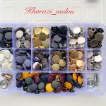 پک ترکیبی دکمه چهارپارچه سایز 18 میلیمتر