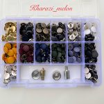 پک ترکیبی دکمه چهارپارچه سایز 15 میلیمتر