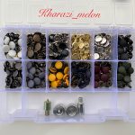 پک ترکیبی دکمه چهارپارچه سایز 12 میلیمتر